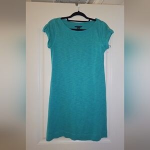 Banana Republic Turquoise T-shirt Dress Size XS Great Condition